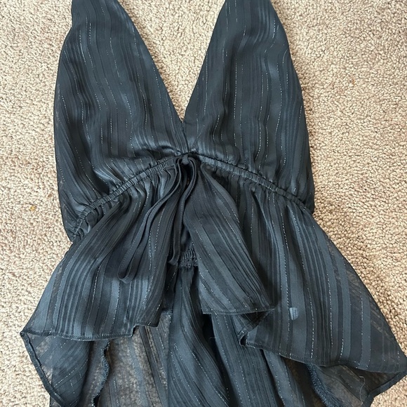 Express Black Strappy Tank Top - Picture 4 of 5